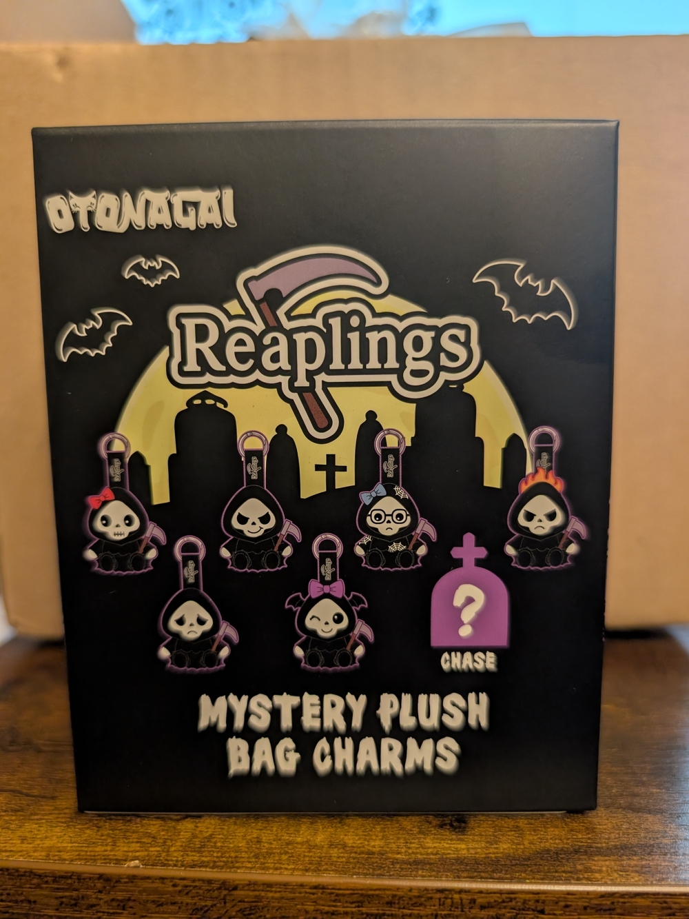 Mystery Plush Bag Charms – Black & Purple